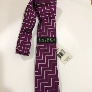NWT.  RALPH LAUREN MEN’s TIE purple.